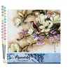 Image de Figured'Art Peinture par Numéro Adulte Magnolias en Fleurs - Activité Manuelle Kit de Loisir Créatif DIY Numéro d'Art Complet - 40x50cm sans châssis en bois