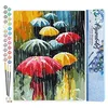 Image de Figured'Art Peinture par Numéro Adulte Farandole de Parapluies - Activité Manuelle Kit de Loisir Créatif DIY Numéro d'art Complet - 40x50cm sans châssis en Bois
