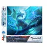 Image de Figured’Art Diamond Painting Broderie Diamant 40x50cm Toile Entière Roulée avec Strass Perles Carrés - Dragon - Kit Complet 5D DIY Activité Manuelle Loisirs Créatifs Adultes