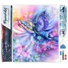 Image de Figured’Art Diamond Painting Broderie Diamant 40x50cm Toile Entière Roulée avec Strass Perles Carrés - Papillon en Couleurs - Kit Complet 5D DIY Activité Manuelle Loisirs Créatifs Adultes