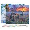 Image de Figured'Art Peinture par Numéro Adulte avec Cadre Couple de cerfs - Activité Manuelle Kit de Loisir Créatif DIY Numéro d'Art Complet - 40x50cm toile tendue sur châssis