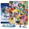 Image de Figured’Art Diamond Painting Broderie Diamant 40x50cm Avec Cadre Toile Tendue Strass Perles Carrés - Coeurs - Kit Complet 5D DIY Activité Manuelle Loisirs Créatifs Adultes