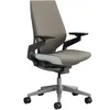 Image de Steelcase Gesture, chaise de bureau ergonomique avec accotoirs à 360° et soutien lombaire 3D Live Back Truffe; Fabriqué en Europe, 66 x 62.5 x 104