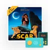 Image de Lunii - Défi Vilain : Echappe à Scar - Livre Audio interactif en français - durée 0h37- dès 5 Ans à écouter sur Ma Fabrique à Histoires ou FLAM, Orange, Blanc