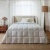 Image de MORPHEA Couette d'hiver en coton et polyester épaisseur 5 cm - 220 x 240 cm
