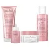 Image de LUXEOL - Protocole Brillance - Pour des cheveux brillants, hydratés et sans frisottis pendant 96h - Shampooing (200 ml) + Masque (200 ml) + Soin (200 ml) + Huile cheveux (50ml) - Fabriqué En France