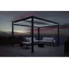 Image de Pergola bioclimatique en aluminium 4x3M LAVANDE - Gris Anthracite