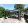 Image de Ensemble de rideaux + moustiquaires pour pergola bioclimatique ORME 350x400 cm - Gris Anthracite
