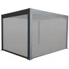 Image de Rideau store manuel 4 M pour pergola ORME - Gris Anthracite