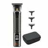 Image de LITTLE BALANCE 3004 Diamant Travel, Tondeuse Barbe Homme, Autonomie 2h, Utilisation avec ou sans fil, Charge rapide USB-C, Lames en T pour tous les contours du visage, 3 guides de coupe, Noir