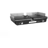 Image de LITTLE BALANCE 3066 Dual 2000 Nopifas, Plancha Barbecue électrique, Sans PFAS, 2 zones de cuissons indépendantes, 2000 W, Noir
