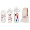 Image de Coffret 2 biberons 210 ml & 1 biberon 360 ml Papa & Bébé by Soledad