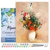 Image de Figured'Art Peinture par Numéro Adulte avec Cadre Vase de Fleurs - Odilon Redon - Activité Manuelle Kit de Loisir Créatif DIY Numéro d'Art Complet - 40x50cm toile tendue sur châssis