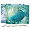 Image de Figured'Art Peinture par Numéro Adulte avec Cadre Poisson Artistique - Activité Manuelle Kit de Loisir Créatif DIY Numéro d'Art Complet - 40x50cm toile tendue sur châssis
