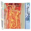 Image de Figured'Art Peinture par Numéro Adulte Gustav Klimt Femme Serpent - Activité Manuelle Kit de Loisir Créatif DIY Numéro d'Art Complet - 40x50cm sans châssis en bois