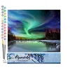 Image de Figured'Art Peinture par Numéro Adulte Aurore boréale - Activité Manuelle Kit de Loisir Créatif DIY Numéro d'Art Complet - 40x50cm sans châssis en bois