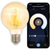 Image de Ampoule Intelligente Konyks G80 E27 Antalya Ambre - Décorative Blanc Réglable 7W, Contrôle Wi-Fi & Bluetooth pour Maison Connectée