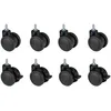 Image de OPLITE Castor Wheel GTR S8 Lot de 8 Roues pour Cockpit Simulateur de Course