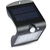 Image de V-TAC Lampe murale LED 1,5 W, avec panneau solaire et capteur, noir