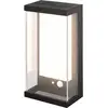 Image de V-TAC 23032 VT-1193-B Applique solaire extérieure avec détecteur de mouvement LED LED 1 W Just Black