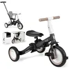 Image de KikkaBoo Tricycle Bébé Évolutif 5 en 1 Flip, Vélo Enfant 1 à 5 Ans Convertible en Draisienne avec Siège et Guidon Réglables, Noir