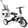 Image de KikkaBoo Flip Tricycle Bébé Évolutif 5 en 1   Vélo Enfant 1 à 5 Ans Convertible en Draisienne avec Siège et Guidon Réglables, Beige, Moyen