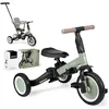 Image de KikkaBoo Tricycle Bébé Évolutif 5 en 1 Flip, Vélo Enfant 1 à 5 Ans Convertible en Draisienne avec Siège et Guidon Réglables, Vert Militaire
