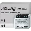 Image de Shelly PM Mini Gen 3 - Compteur d'énergie connecté Wi-Fi, 1 canal - 16A, Mesure de consommation à distance par app, BLE Gateway, Mémoire 8 MB, Scripts, Actions URL