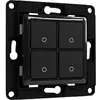 Image de Shelly Shelly Wall switch 4 - black Interrupteur mural