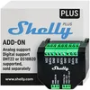Image de Shelly Plus Add-On - Module Interface de capteurs Wi-Fi pour relais Shelly Plus et Gen3, Compatible avec capteurs DS18B20, DHT22 et Arduino, Domotique, Compatible Alexa et Google Home, app iOS Android