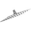 Image de Ideal StandardIDEALRAIN DOUCHE de TETE Pomme de douche Rectangle Dimensions 300 x 200 MM Extra Plate Silicone Anti-Calcaire Fixation Plafond Finition Chrome Diamètre 300mm B0390MY