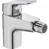 Image de Ideal Standard Robinet Mitigeur de bidet WC Ceraflex, Mousseur aérateur intégré, Bonde plastique, Flexibles inclus G3/8, chromé B1718AA