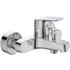 Image de Ideal Standard B1721AA Baignoire Ceraflex | Mitigeur monocommande pour Montage raccords en S et Levier en métal | Chrome, Cartouche à clic, en 817, AP, DN15, saillie 118-127 mm