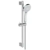 Image de Ideal Standard Ensemble de douche Idealrain Evo Barre 600mm Douchette confort 3 Jets Ronde Finition Chrome B2233AA