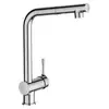 Image de Ideal Standard CERALOOK Mitigeur de cuisine pivotant, avec douchette extractible, BC177AA,