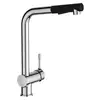 Image de Ideal Standard CERALOOK Mitigeur de cuisine pivotant, avec douchette extractible, BC178AA,