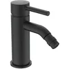 Image de Ideal Standard Ceraline Mitigeur Bidet Noir Mat Economie d’eau Aérateur intégré Tirette et Vidage Bonde Métal BC197XG