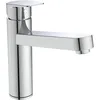 Image de Ideal Standard - Ceraplan, Mitigeur monocommande pour évier de cuisine, Bouche moyenne tubulaire pivotante, Chromé