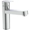 Image de Ideal Standard - Ceraplan Mitigeur monocommande pour évier de cuisine, Bouche moyenne tubulaire orientable, Avec technologie BlueStart®, Chromé