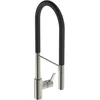 Image de Ideal Standard   Gusto Mitigeur de cuisine, Semi Pro, avec vaporisateur extractible et d'un double spray, bec pivotant à 360°, 6,3 l/min, facile à installer avec la fixation EasyFix+, Silver Storm