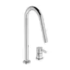 Image de Ideal Standard Gusto Mitigeur de cuisine pivotant, avec douchette extractible, BD424AA,