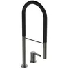 Image de Ideal Standard   Gusto Mitigeur de cuisine à deux trous, Semi Pro, avec vaporisateur extractible et d'un double spray, bec pivotant à 360°, 6,7 l/min, Raccord vissé par le bas, Magnetic Grey