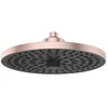 Image de Ideal Standard Idealrain Alu+ Douche de tête, avec deux types de jet sélectionnables par rotation, douchette à effet pluie économe en eau avec buses EasyClean   Rosé (260x91x260 mm)