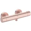 Image de Ideal Standard Ceratherm Alu+ Mitigeur douche apparent, Fabriqué à partir de 100% d'aluminium recyclé, économise l'eau et l'énergie, fonction thermostatique   Rosé (292x105x72 mm)