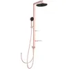 Image de Ideal Standard Ceratwist Alu+ Colonne de douche, Fabriquée à partir d'aluminium recyclé à 100%, douchette à économie d'eau avec différents types de jets   Rosé (338x501x1104 mm)