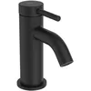 Image de Ideal Standard - Ceraline, Mitigeur monocommande petit, Robinet de lavabo compact avec cartouche FirmaFlow, Sans tige de commande et bonde, Easyfix, Noir soie