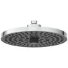 Image de Ideal Standard Idealrain Alu+ Douche de tête, avec deux types de jet sélectionnables par rotation, douchette à effet pluie économe en eau avec buses EasyClean   Chrome (260x91x260 mm)