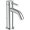 Image de Ideal Standard Mitigeur de lavabo Ceraline Nuovo BD846AA avec vidage - Robinet de salle de bain avec bec - Économe en eau - Chromé