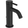 Image de Ideal Standard Mitigeur de lavabo Ceraline Nuovo BD846XG avec bec d'écoulement et bec - Économe en eau - Noir soyeux
