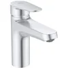 Image de Ideal Standard   Alu+ Mélangeur de lavabo, 120 mm projection de jet, Redresseur de flux, économie d'eau, technologie Blue Start, système FirmaFlow, éléments de base en aluminium, Silver